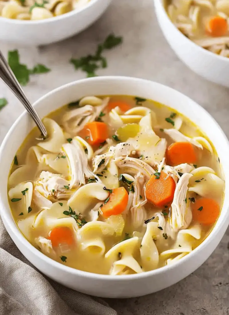 Crockpot Chicken Noodle Soup