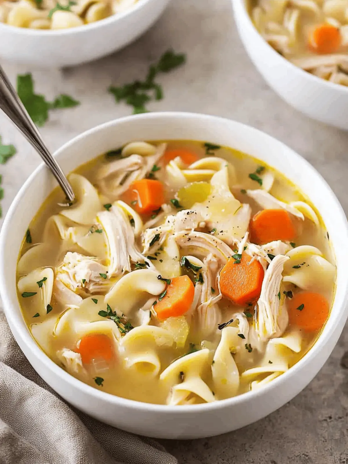Crockpot Chicken Noodle Soup