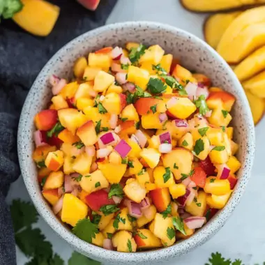 Peach Mango Salsa