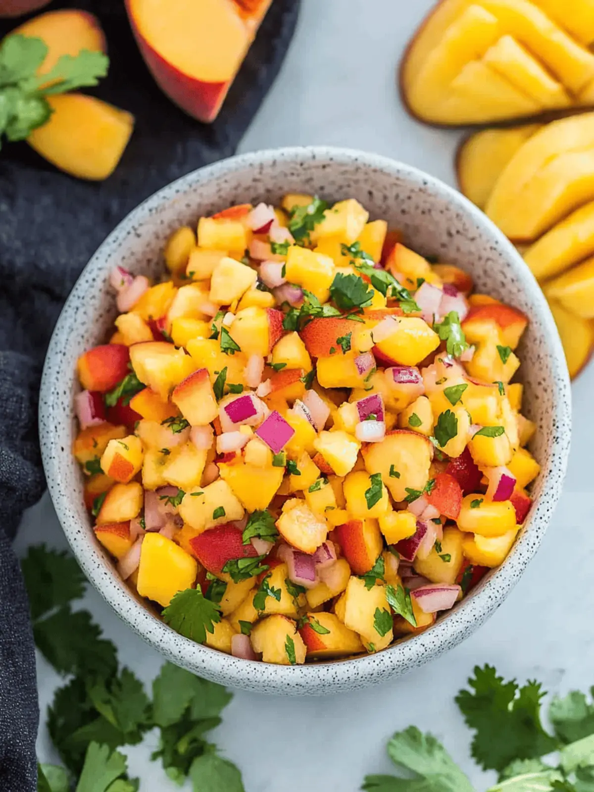 Peach Mango Salsa