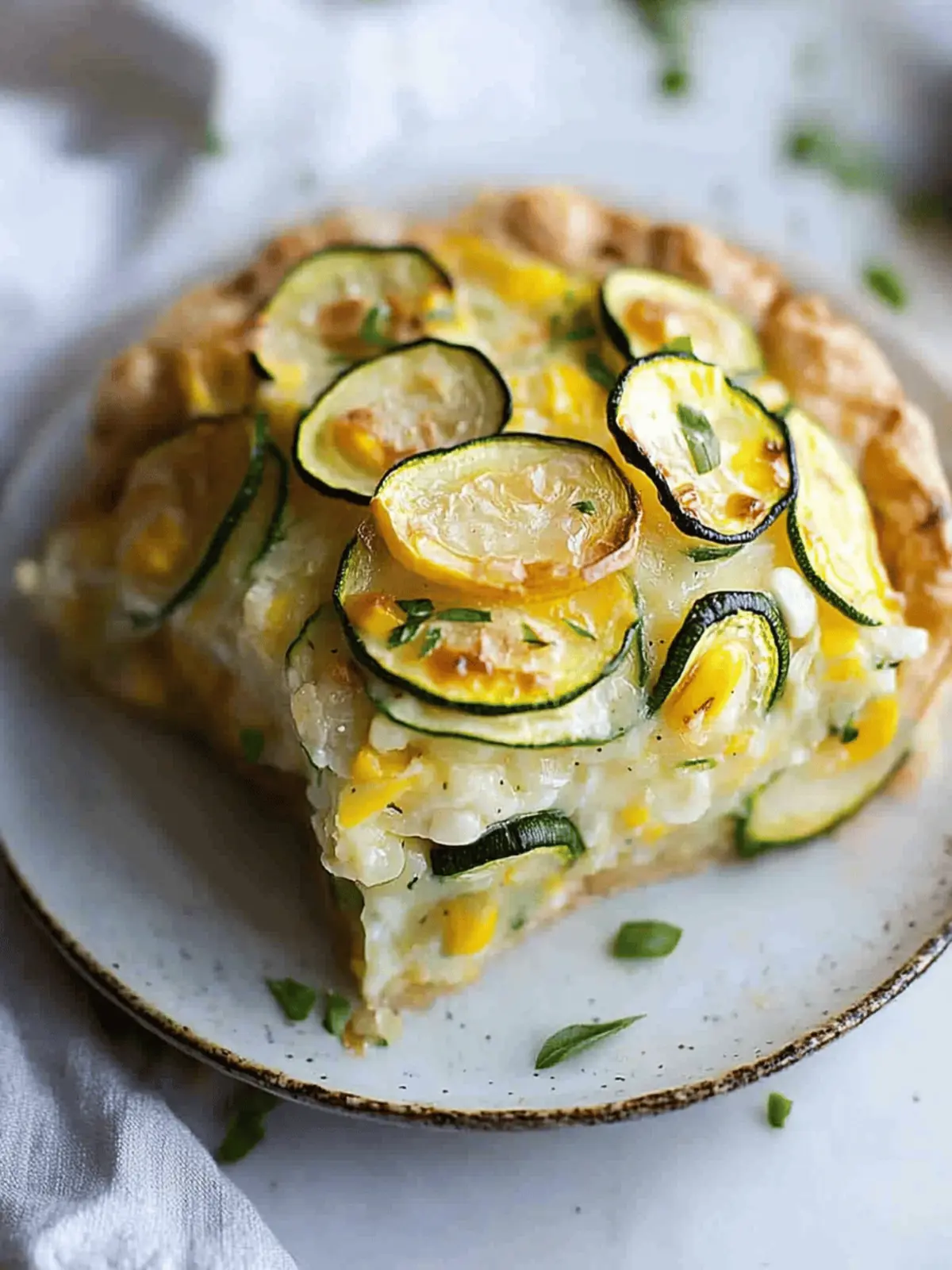 Savory Sweet Corn Zucchini Pie Recipe for Summer Happiness