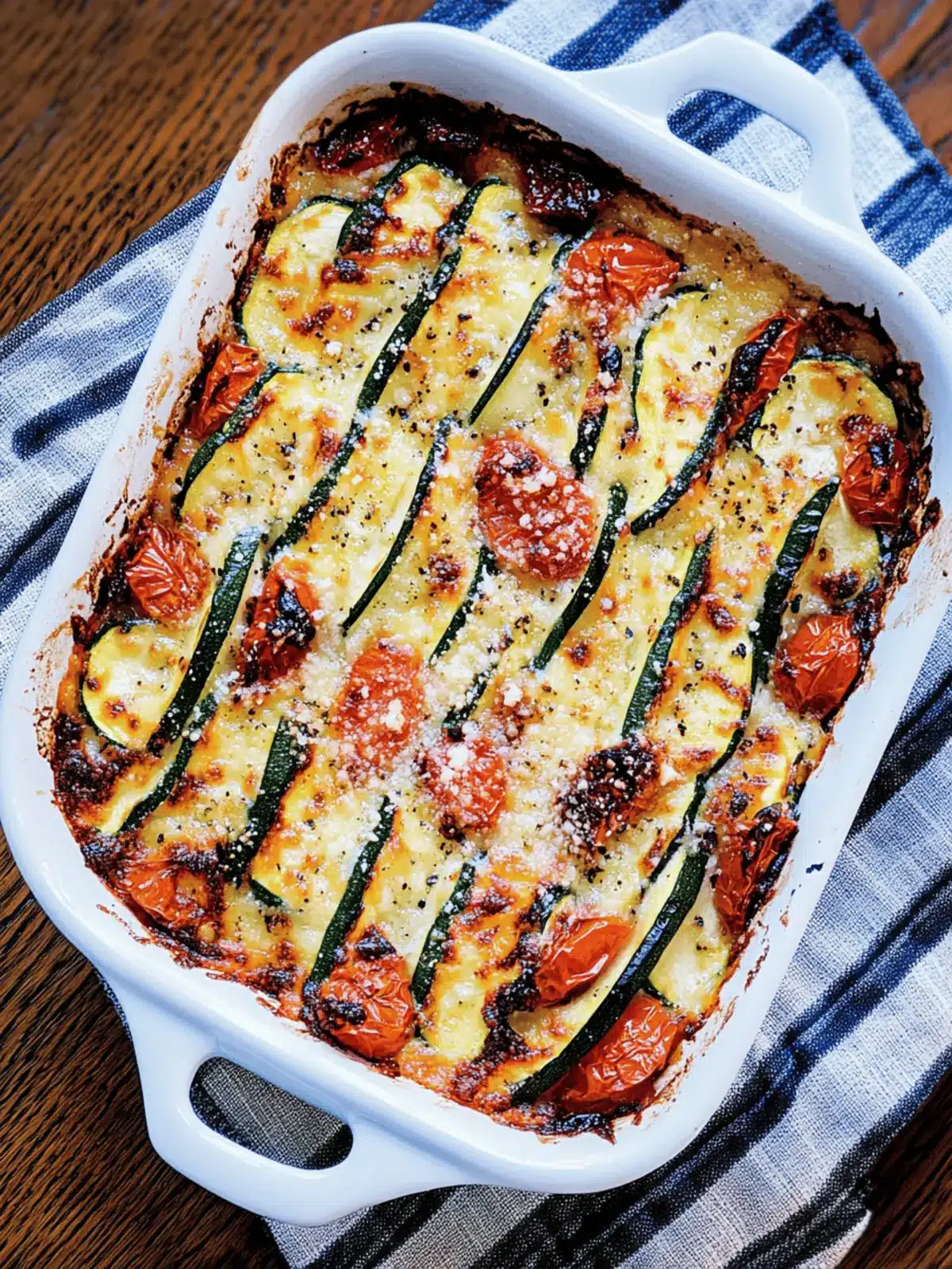 Cheesy Grilled Zucchini and Tomato Bake You'll Love This Summer