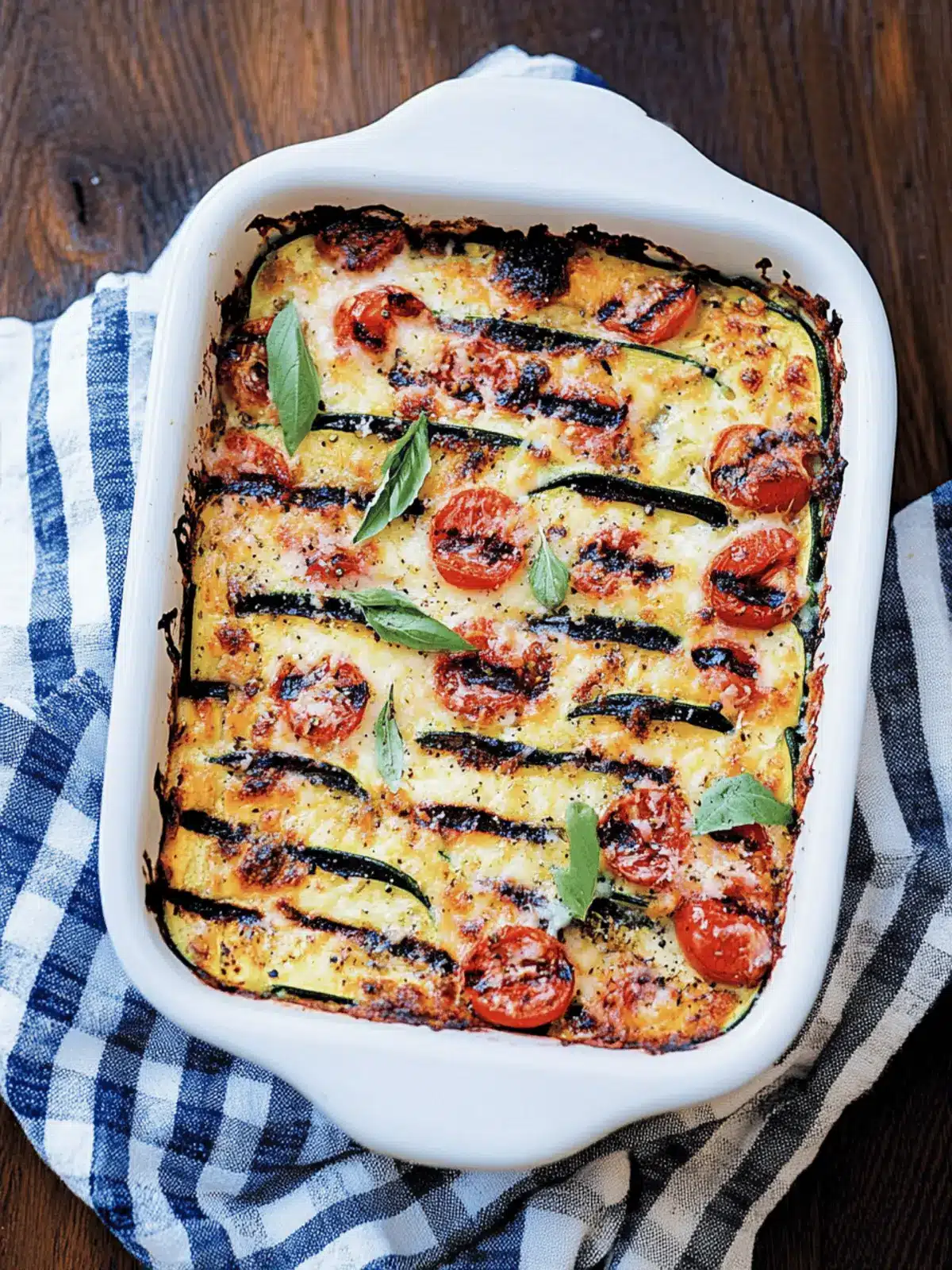 Cheesy Grilled Zucchini and Tomato Bake You'll Love This Summer