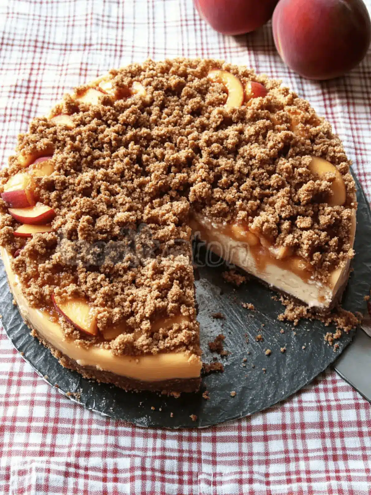 Peach Cobbler Cheesecake Bliss: A Decadent Summer Delight
