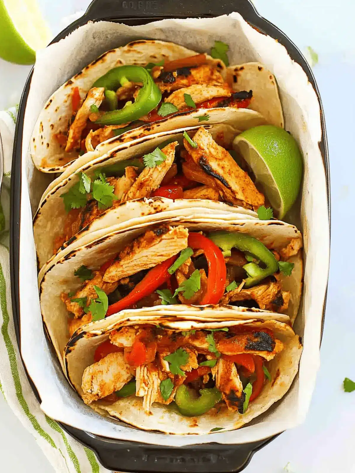 Slow Cooker Chicken Fajitas