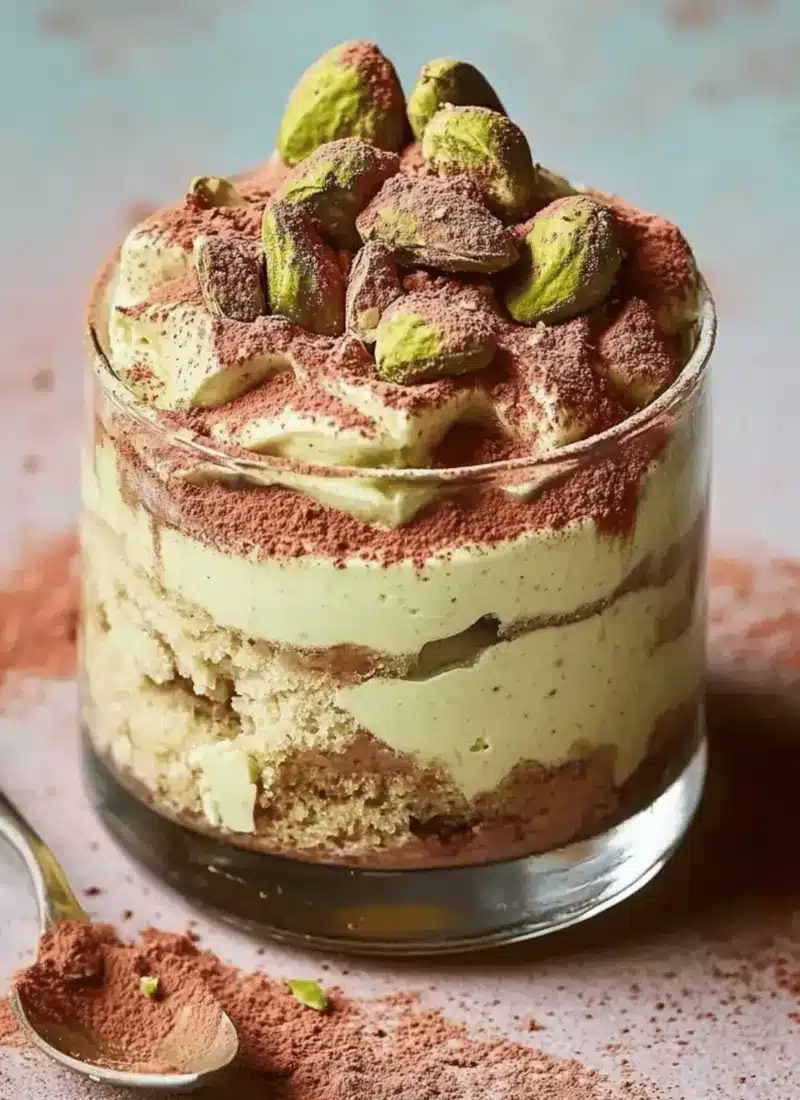 Nutty Pistachio Delight Tiramisu