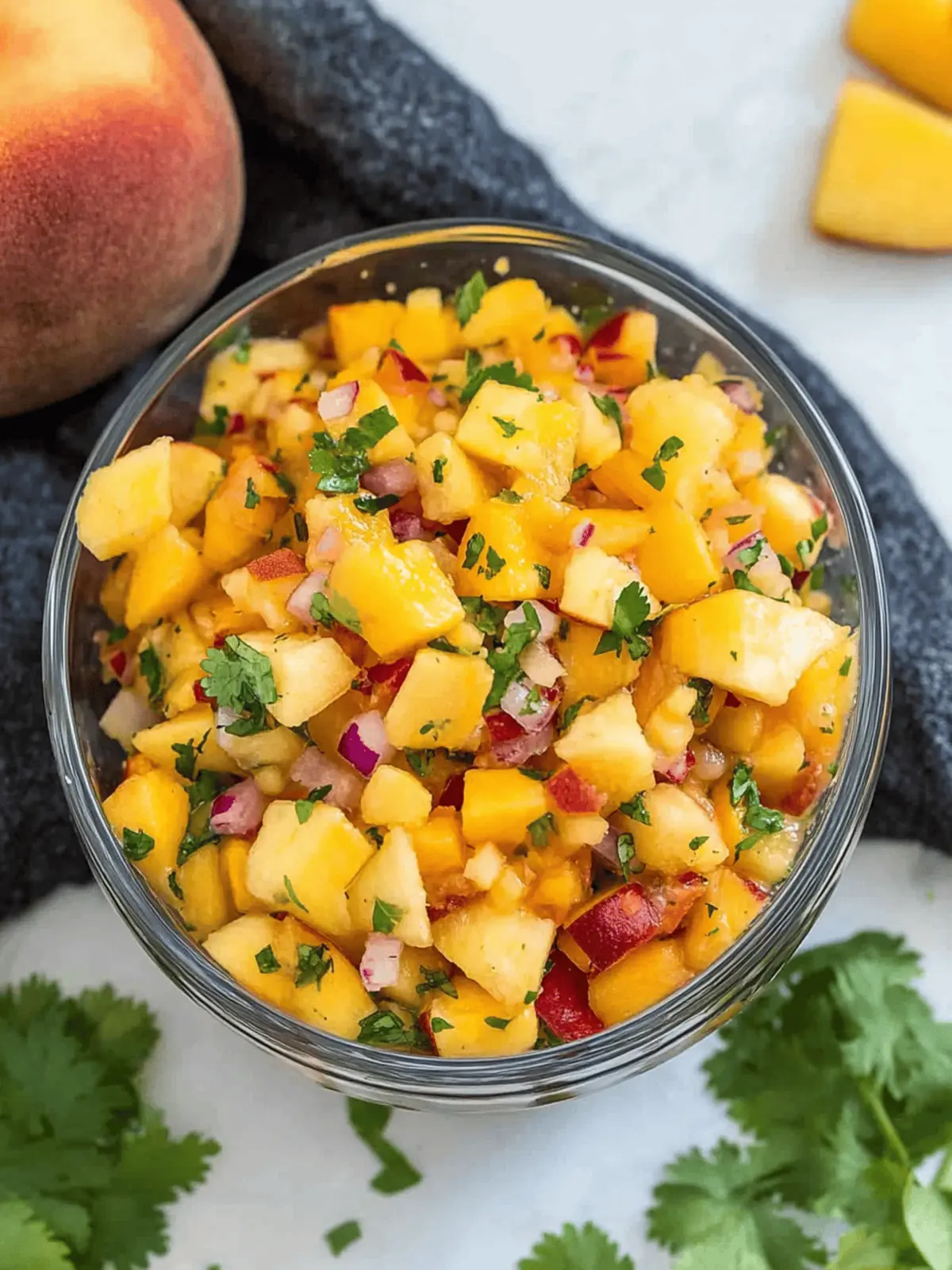 Peach Mango Salsa