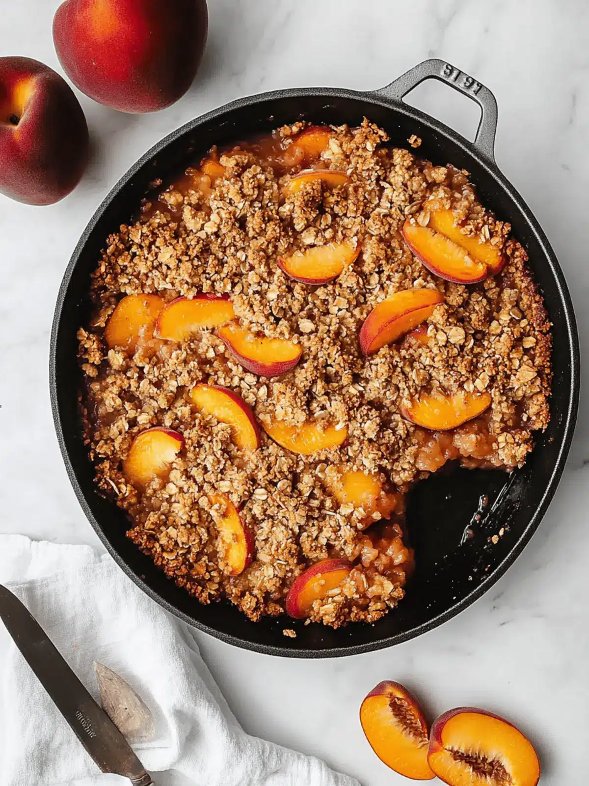 Easy Peach Crisp Recipe: Your Summer Dessert Win!