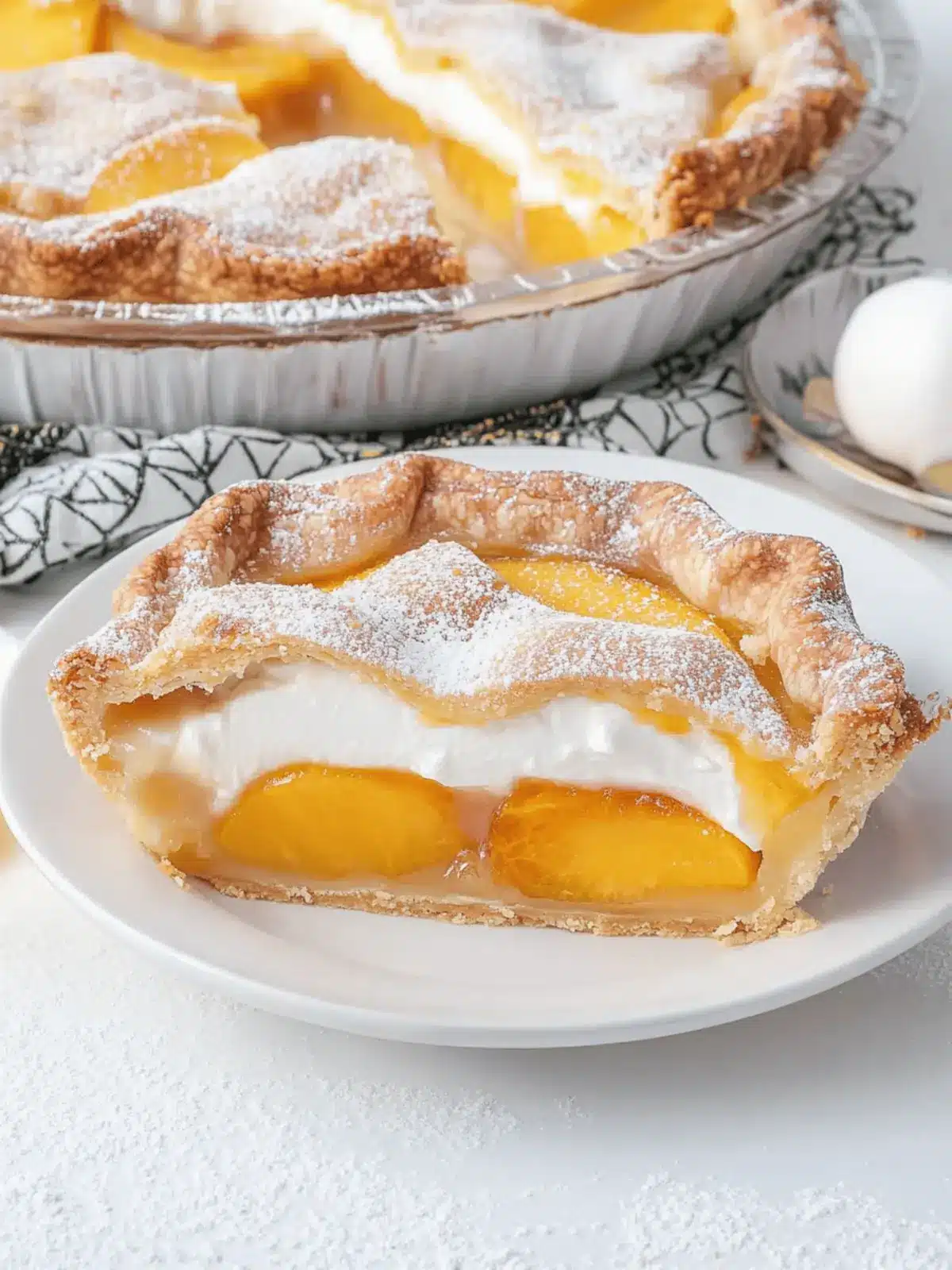 Peaches and Cream Pie: Summer's Sweetest Slice Delight