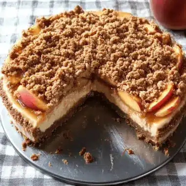Peach Cobbler Cheesecake