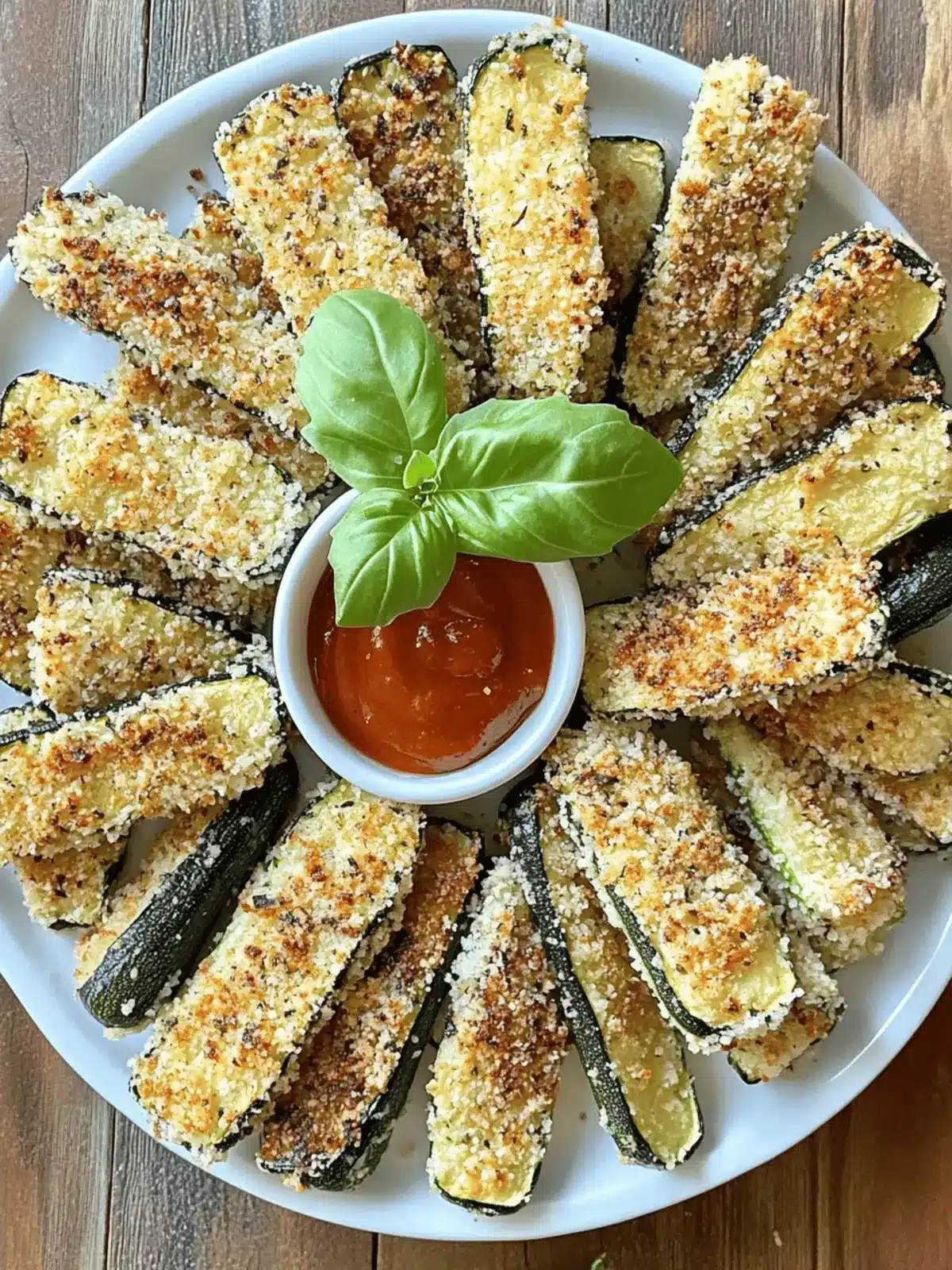Crispy Baked Panko Crusted Zucchini and Summer Squash