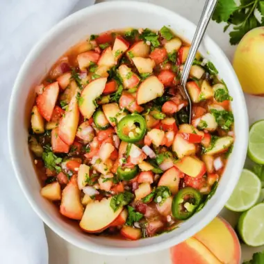 Peach Jalapeno Salsa