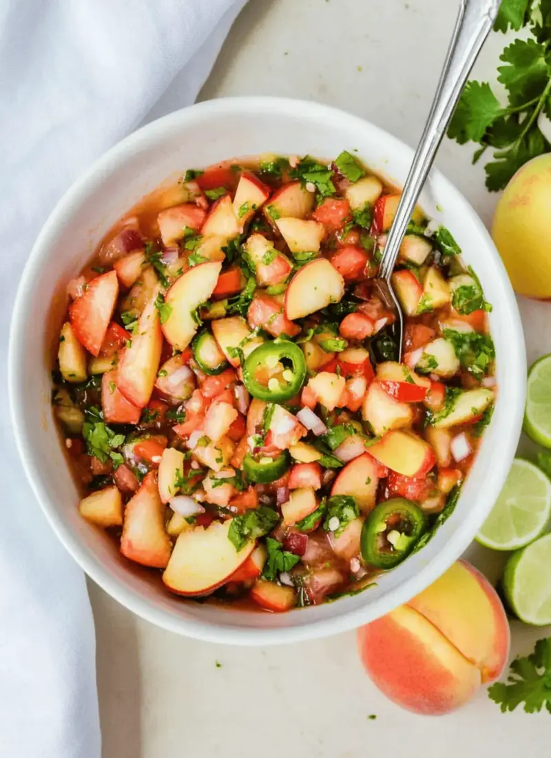 Peach Jalapeno Salsa