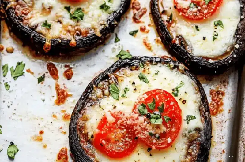 Portobello Mushroom Pizzas
