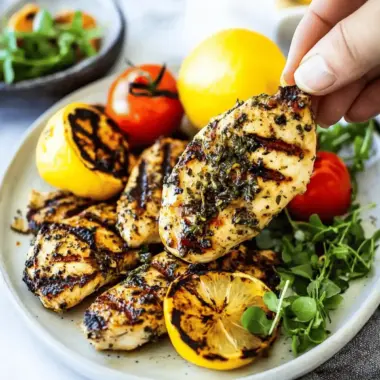 Grilled Lemon Herb Chicken