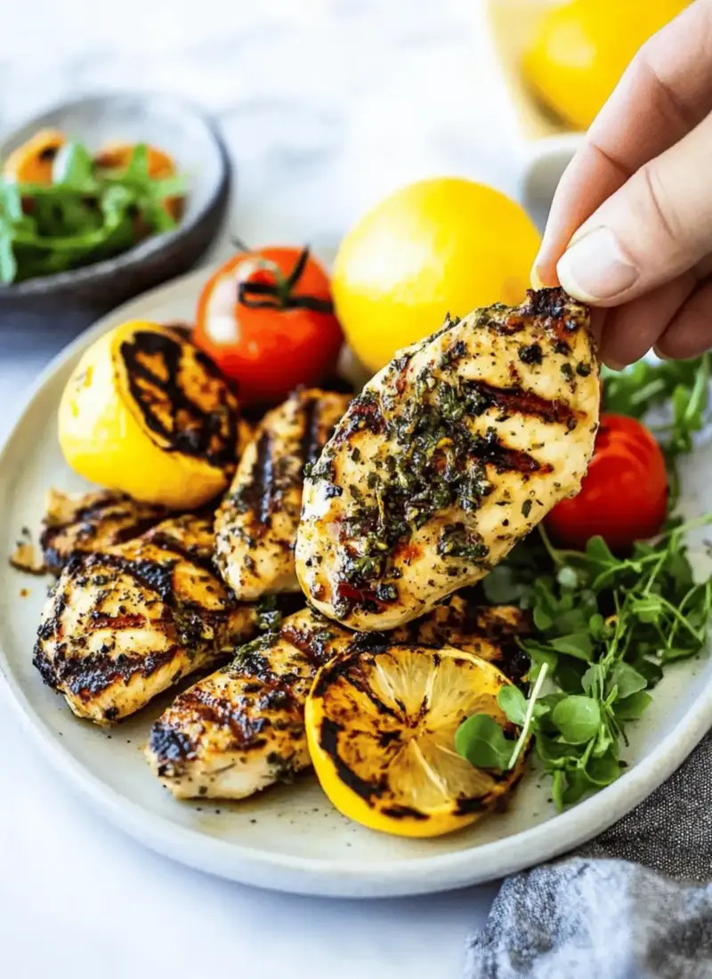 Grilled Lemon Herb Chicken