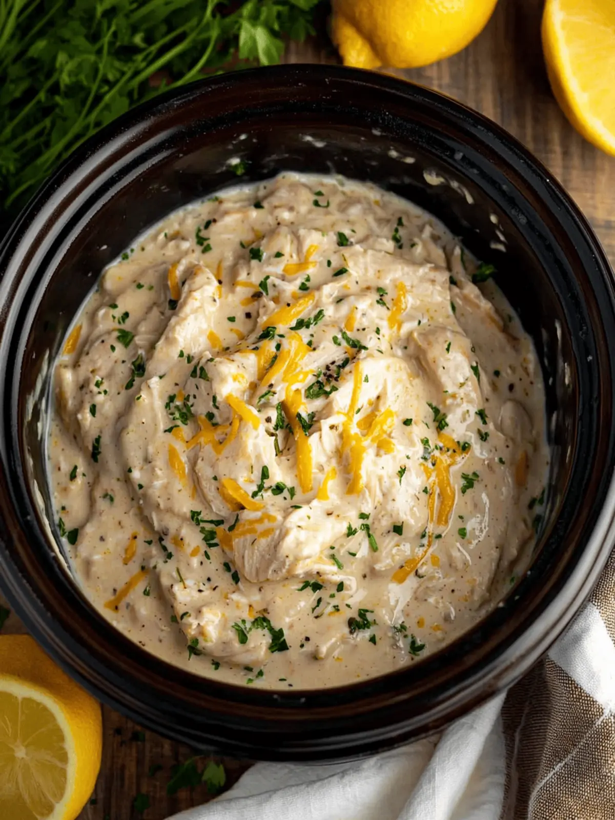 Slow Cooker Creamy Ranch Chicken