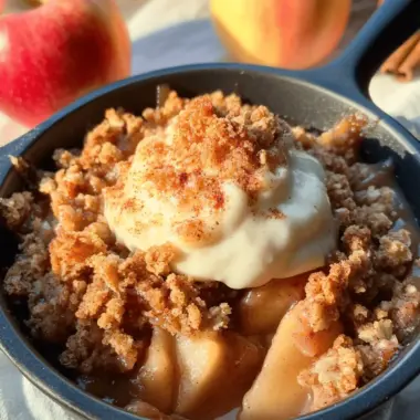 Sweet Cinnamon Apple Crisp