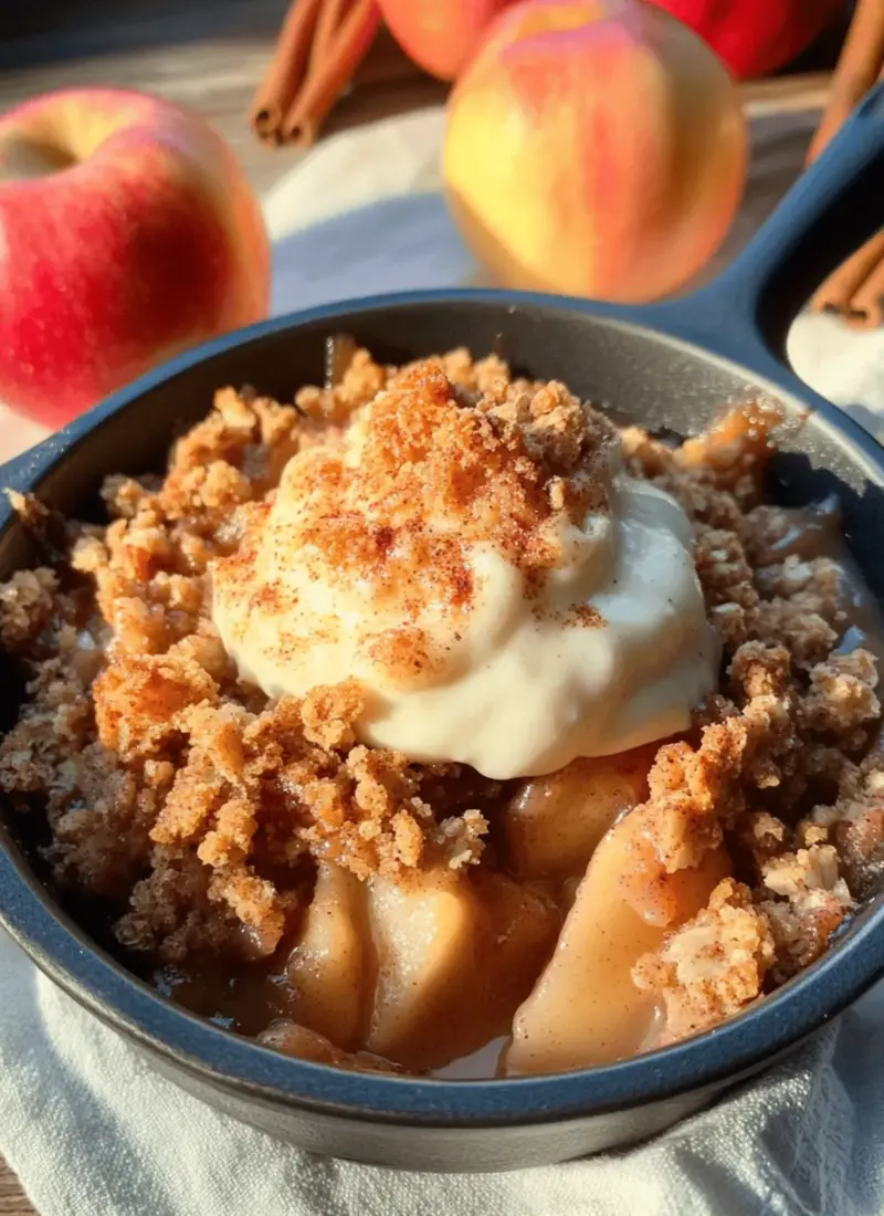 Sweet Cinnamon Apple Crisp
