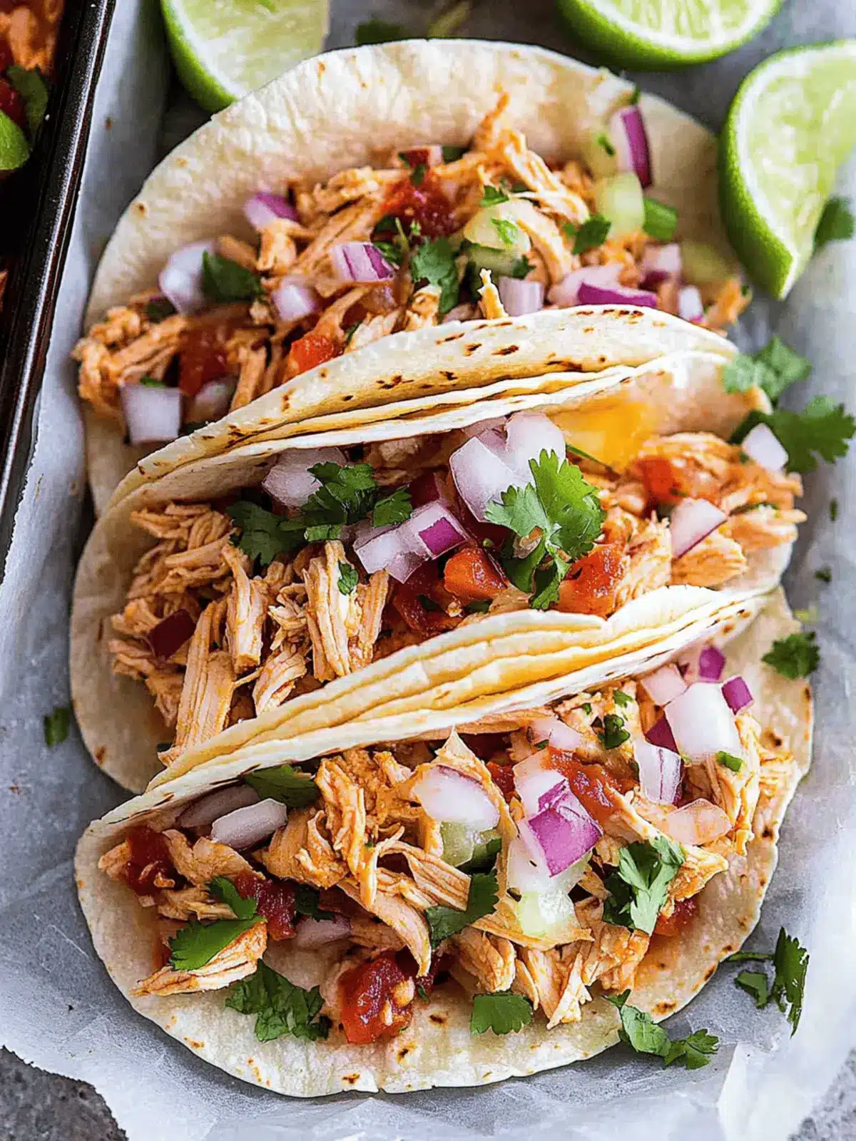 Crockpot Chicken Tacos