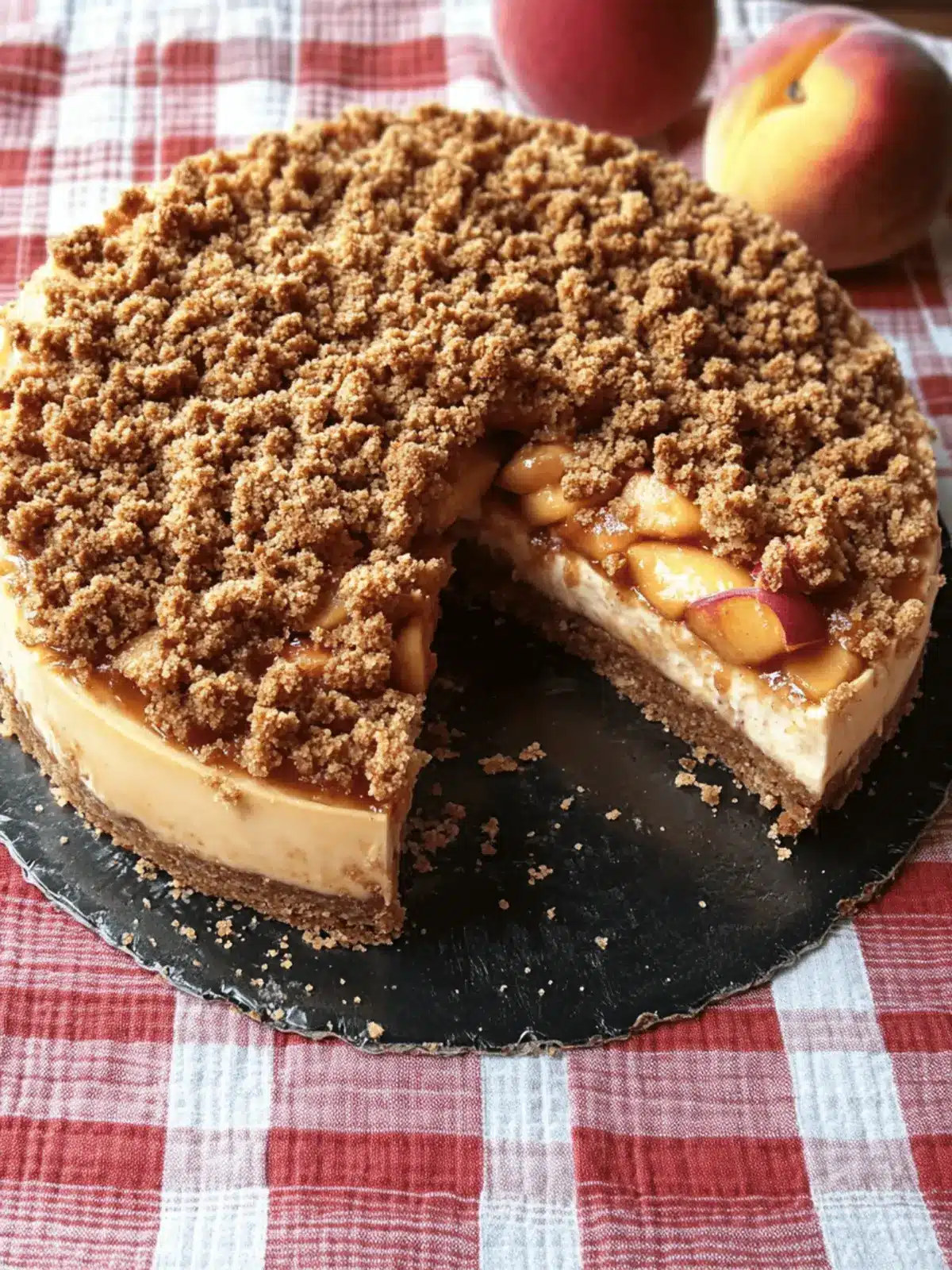 Peach Cobbler Cheesecake Bliss: A Decadent Summer Delight