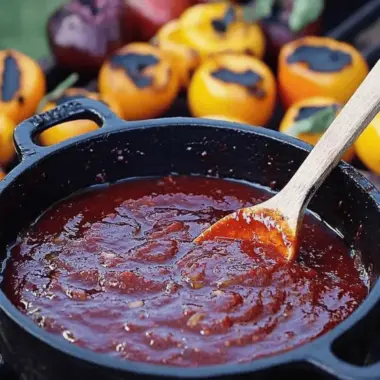 Homemade Plum BBQ Sauce