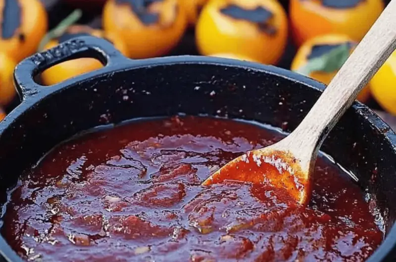 Homemade Plum BBQ Sauce