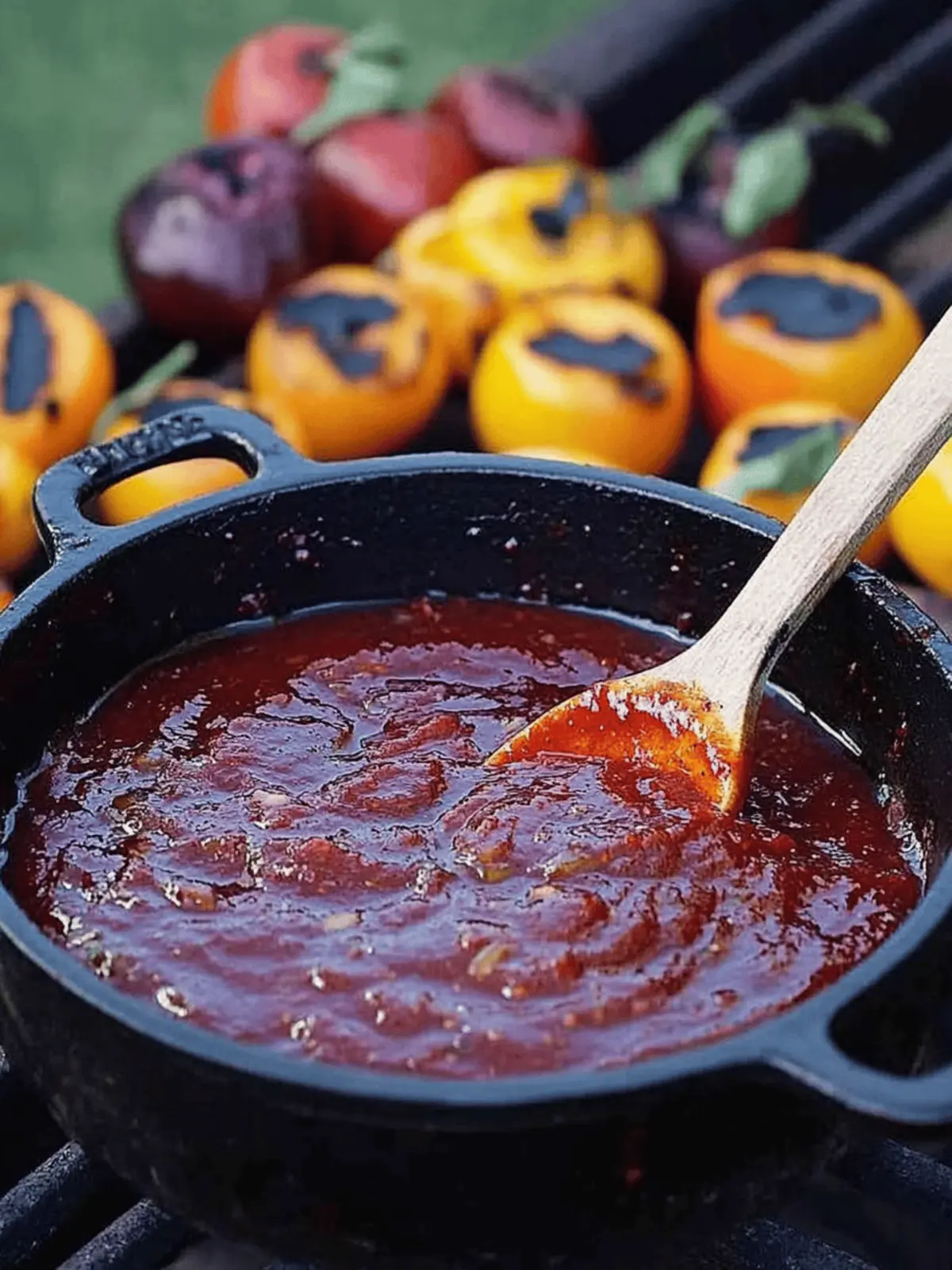 Homemade Plum BBQ Sauce