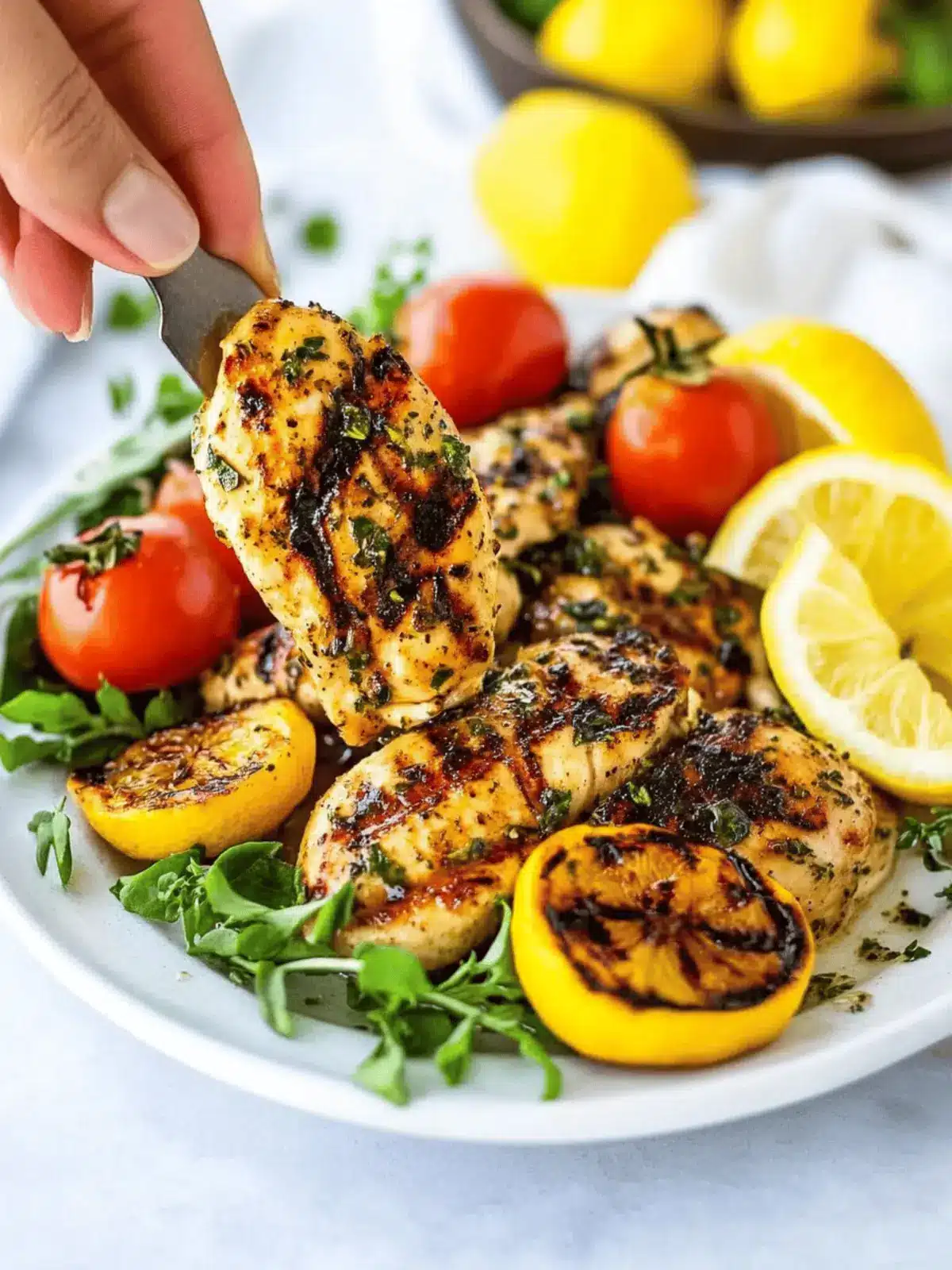 Grilled Lemon Herb Chicken