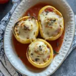 Baked Pattypan Squash – Stuffed Patisson