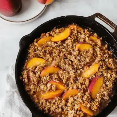 Easy Peach Crisp