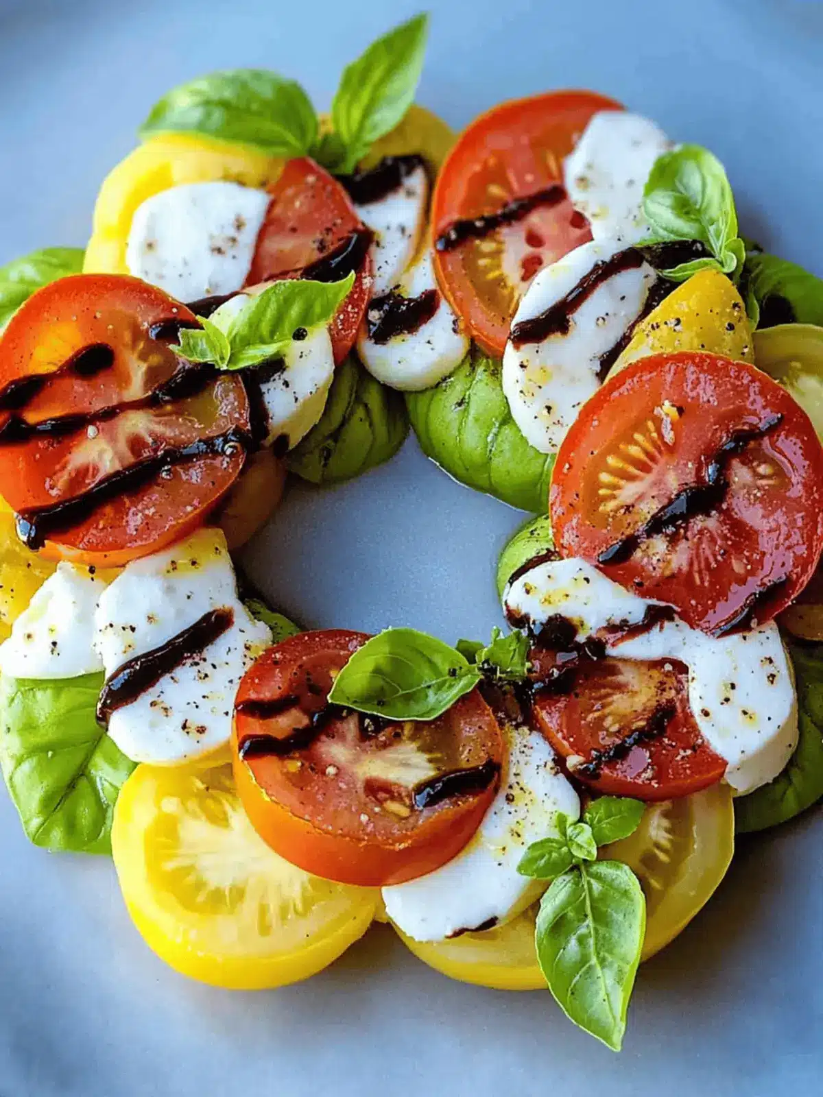 Heirloom Tomato Caprese Salad: Colorful & Fresh Delight