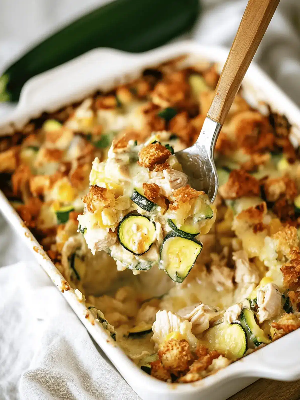 Delicious Chicken Zucchini Casserole for Cozy Family Dinners