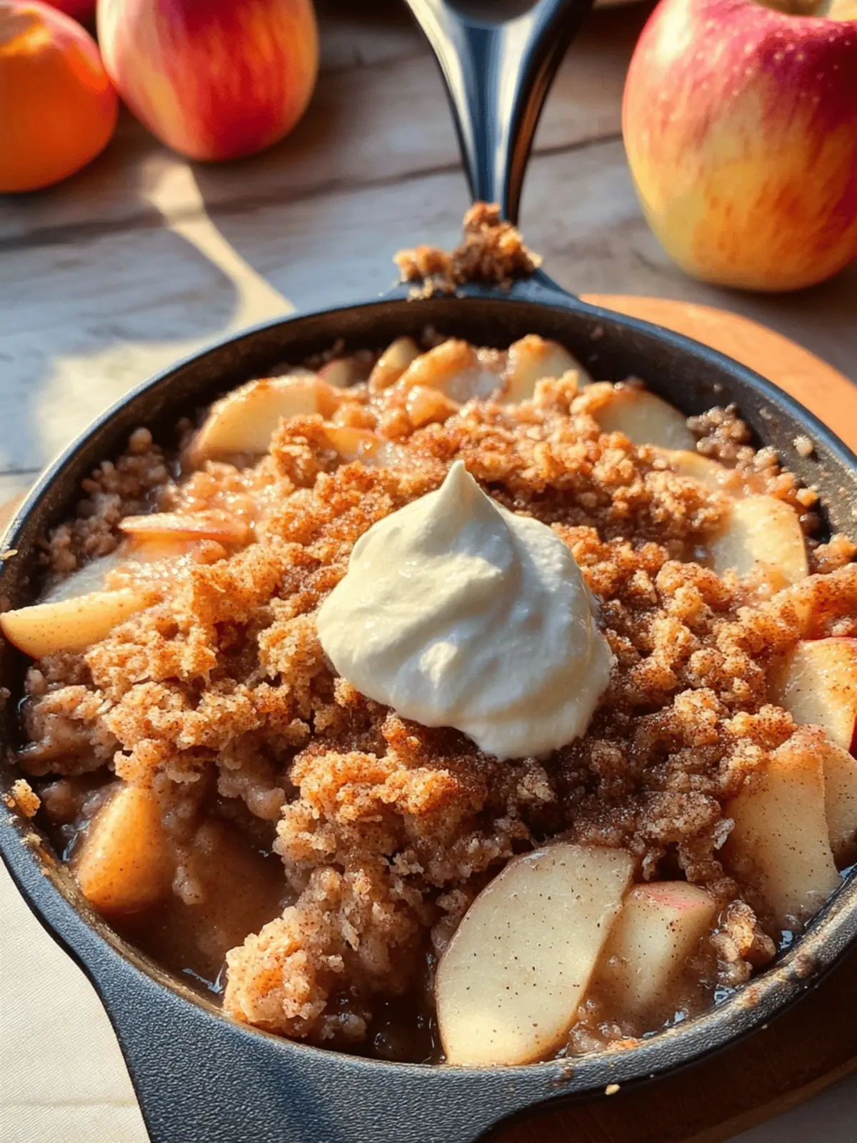 Sweet Cinnamon Apple Crisp