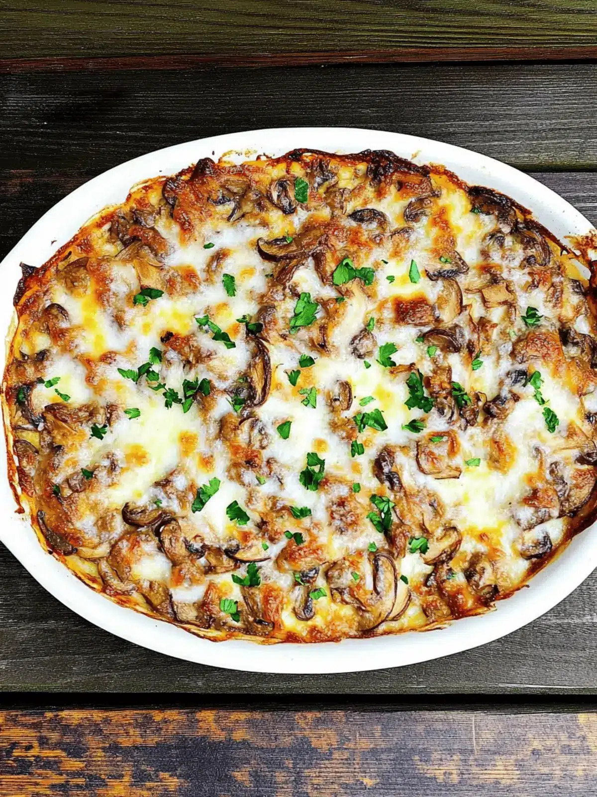 Portabella Mushroom Casserole