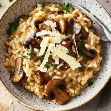Mushroom Risotto