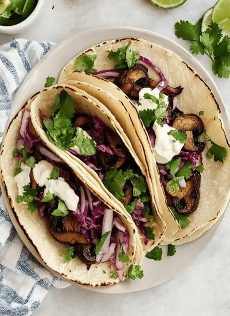 Portobello Mushroom Tacos