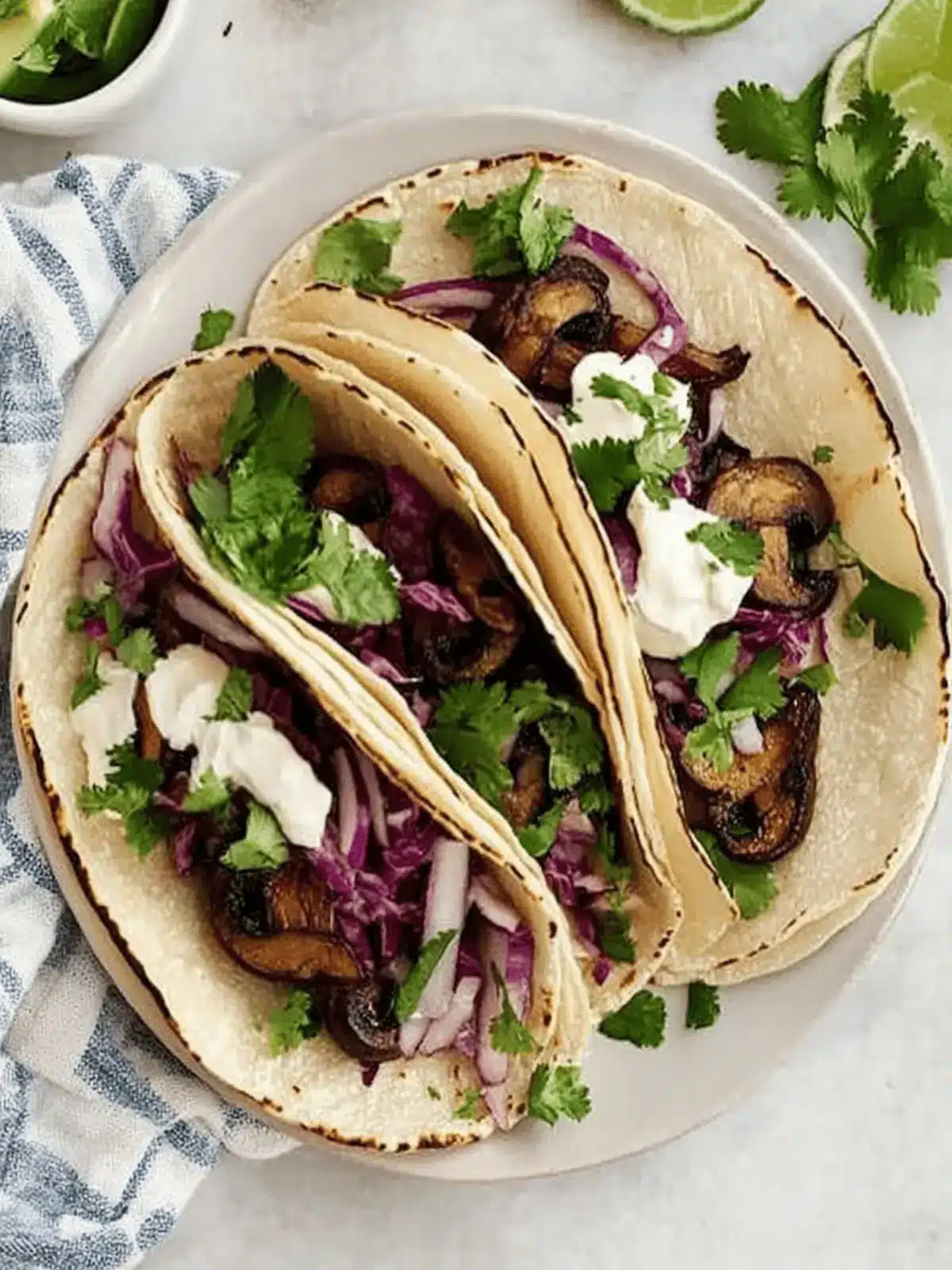 Portobello Mushroom Tacos