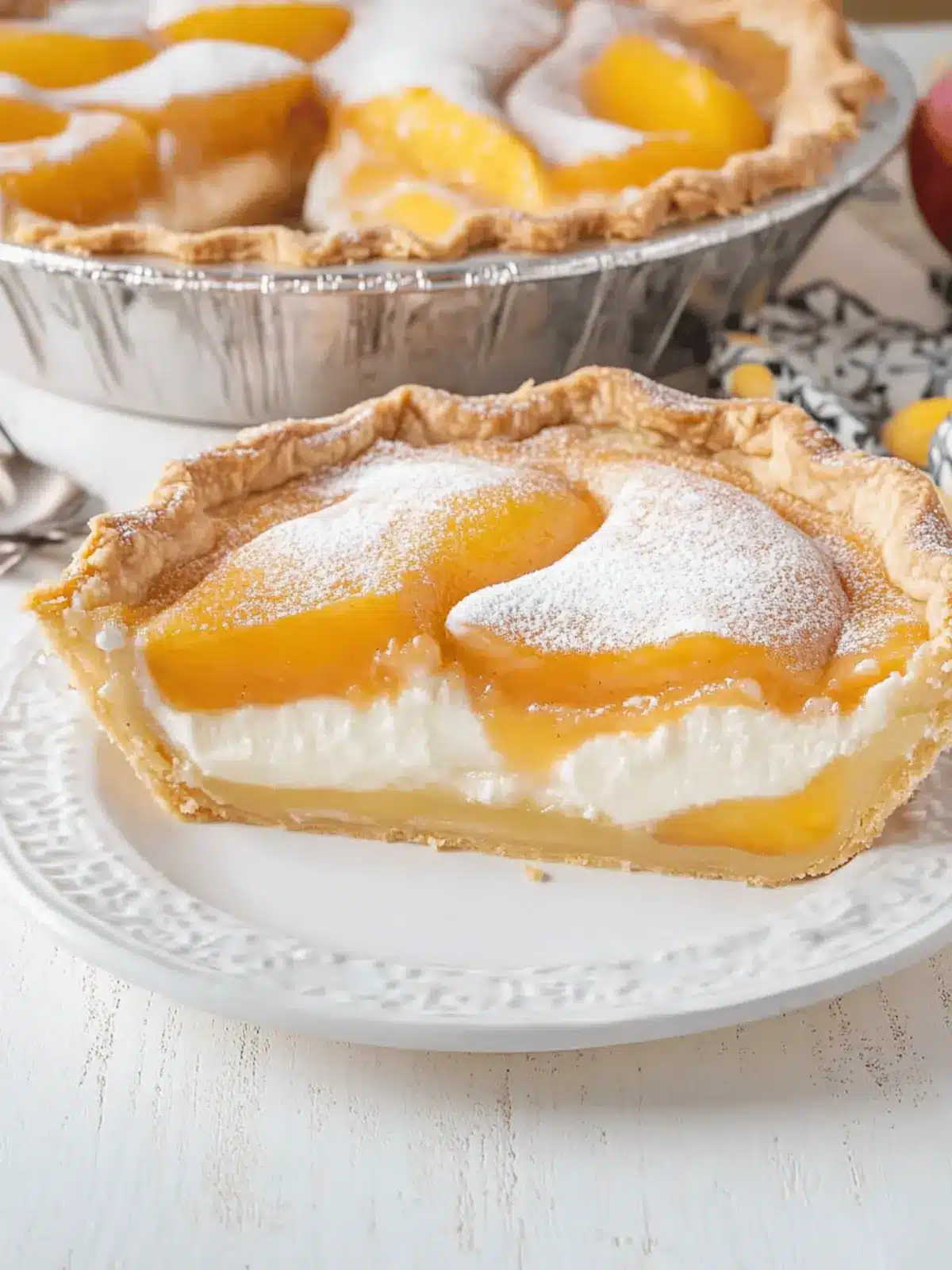 Peaches and Cream Pie: Summer's Sweetest Slice Delight