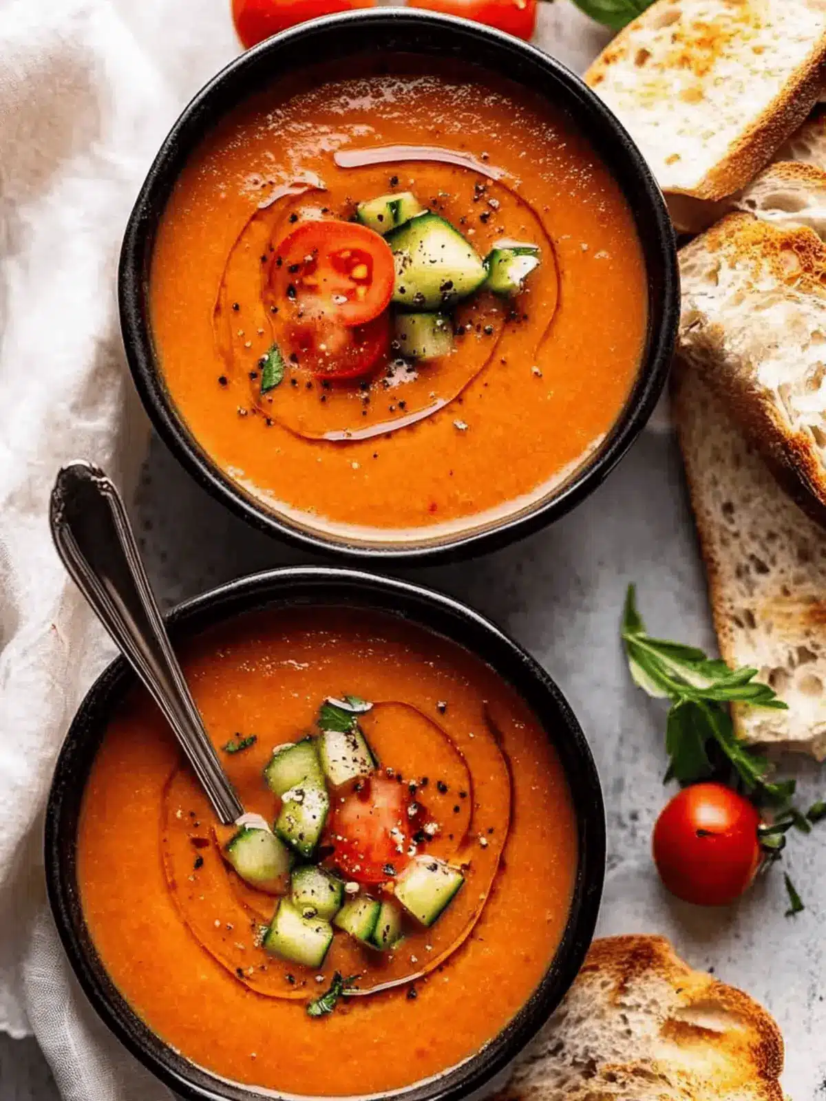 Delicious Gazpacho: Fresh Summer Flavor in Every Spoonful