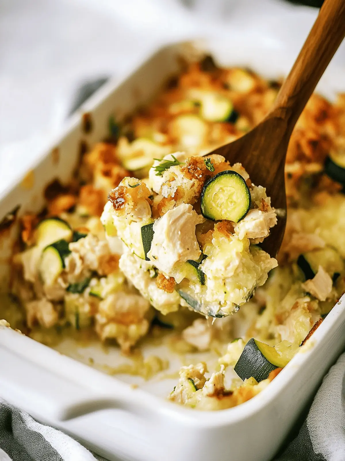 Delicious Chicken Zucchini Casserole for Cozy Family Dinners