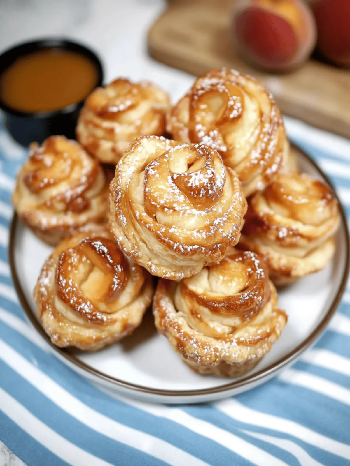 Peach Pie Cruffins That’ll Brighten Your Morning Routine