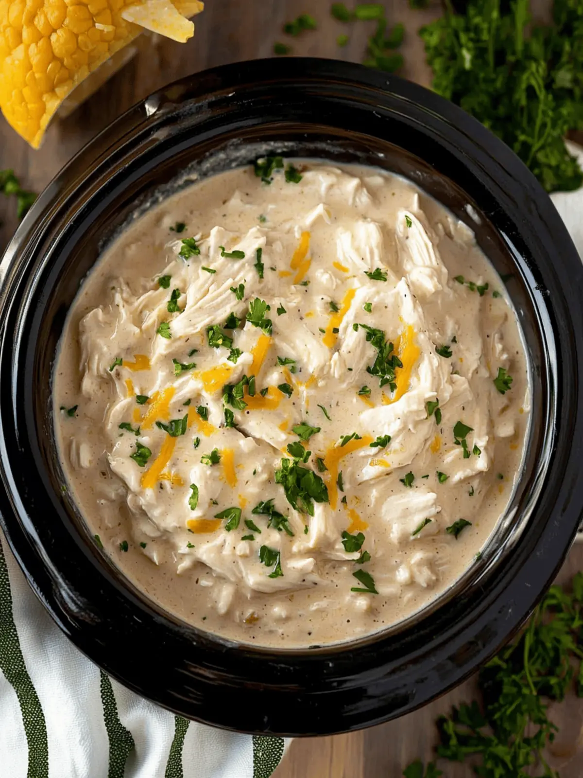 Slow Cooker Creamy Ranch Chicken