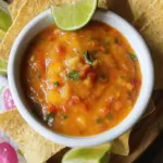 Roasted Peach Tomato Salsa