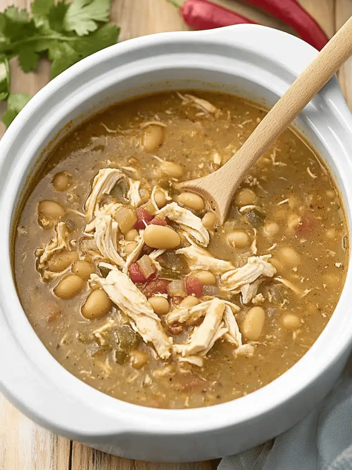 Crockpot White Chicken Chili