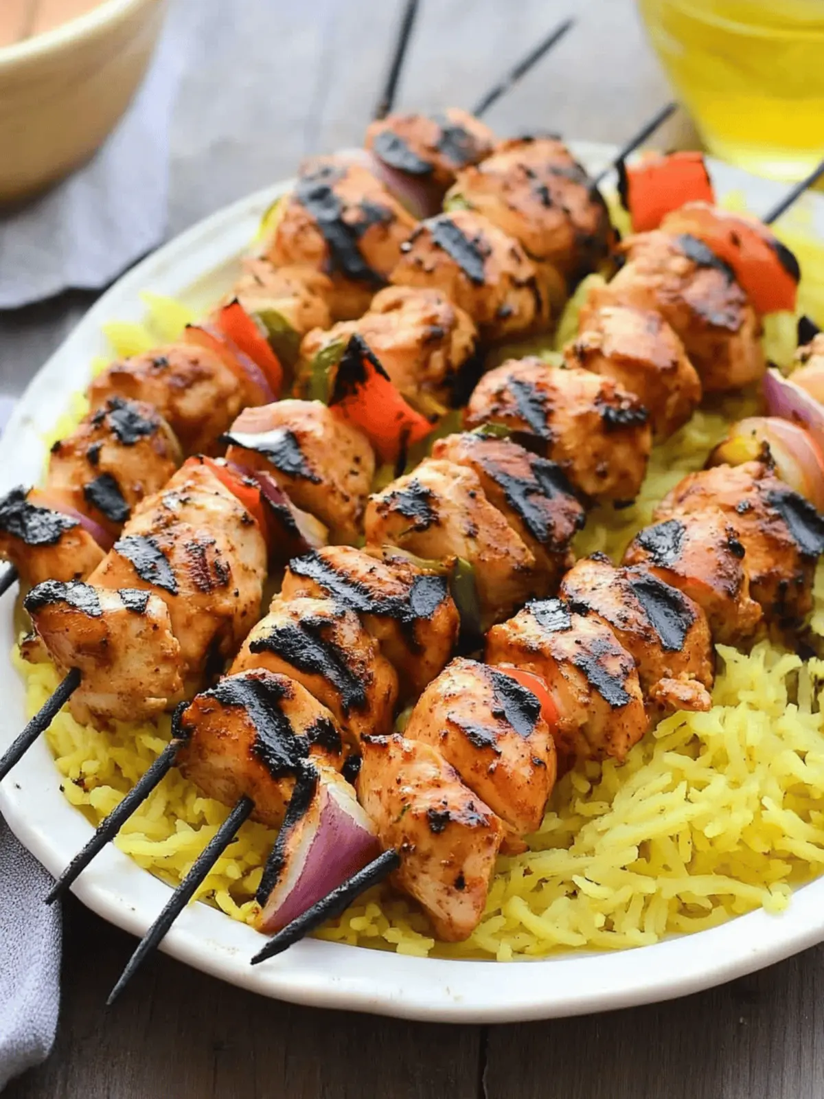 Savory Middle Eastern-Style Grilled Chicken Kabobs in 30 Minutes