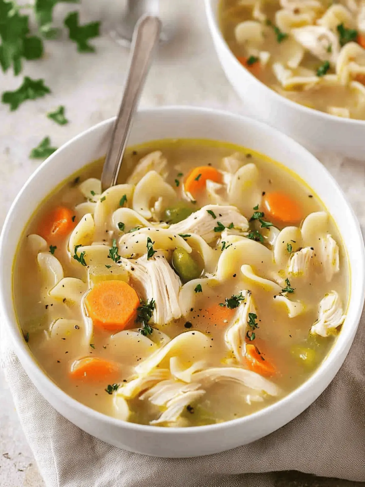 Crockpot Chicken Noodle Soup