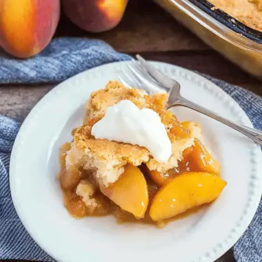 Easy Southern Peach Cobbler