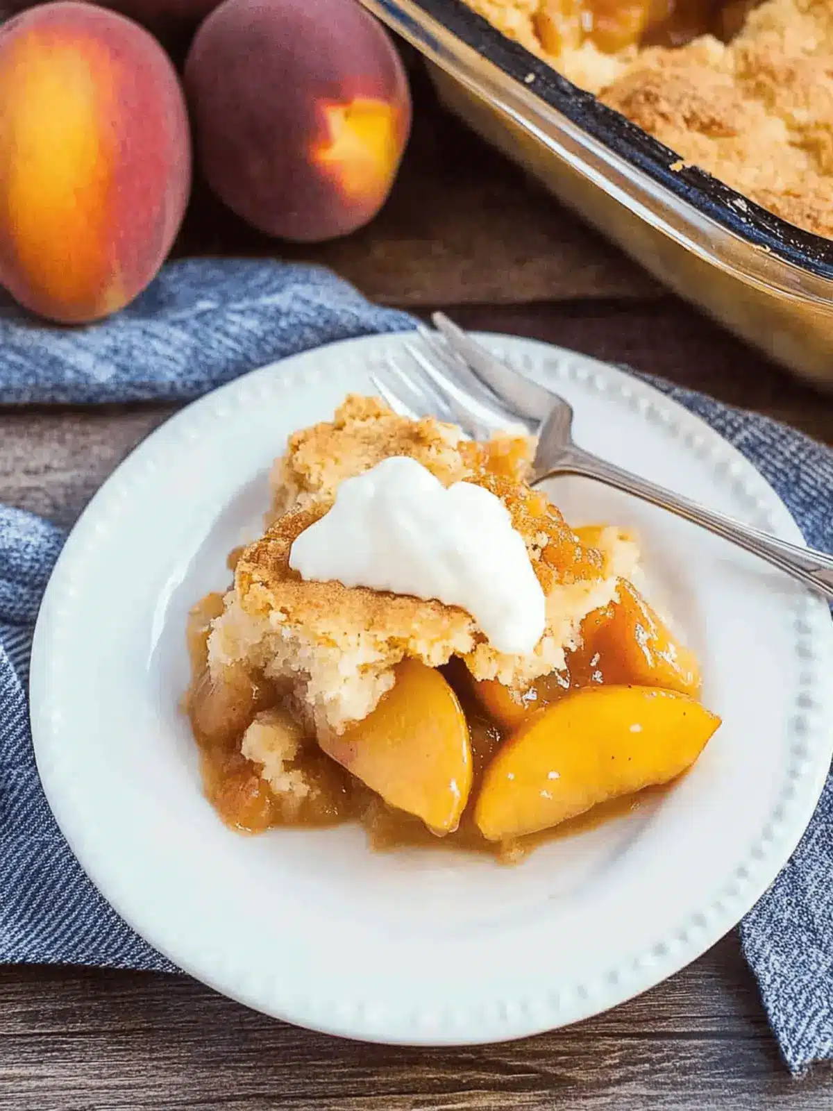Easy Southern Peach Cobbler