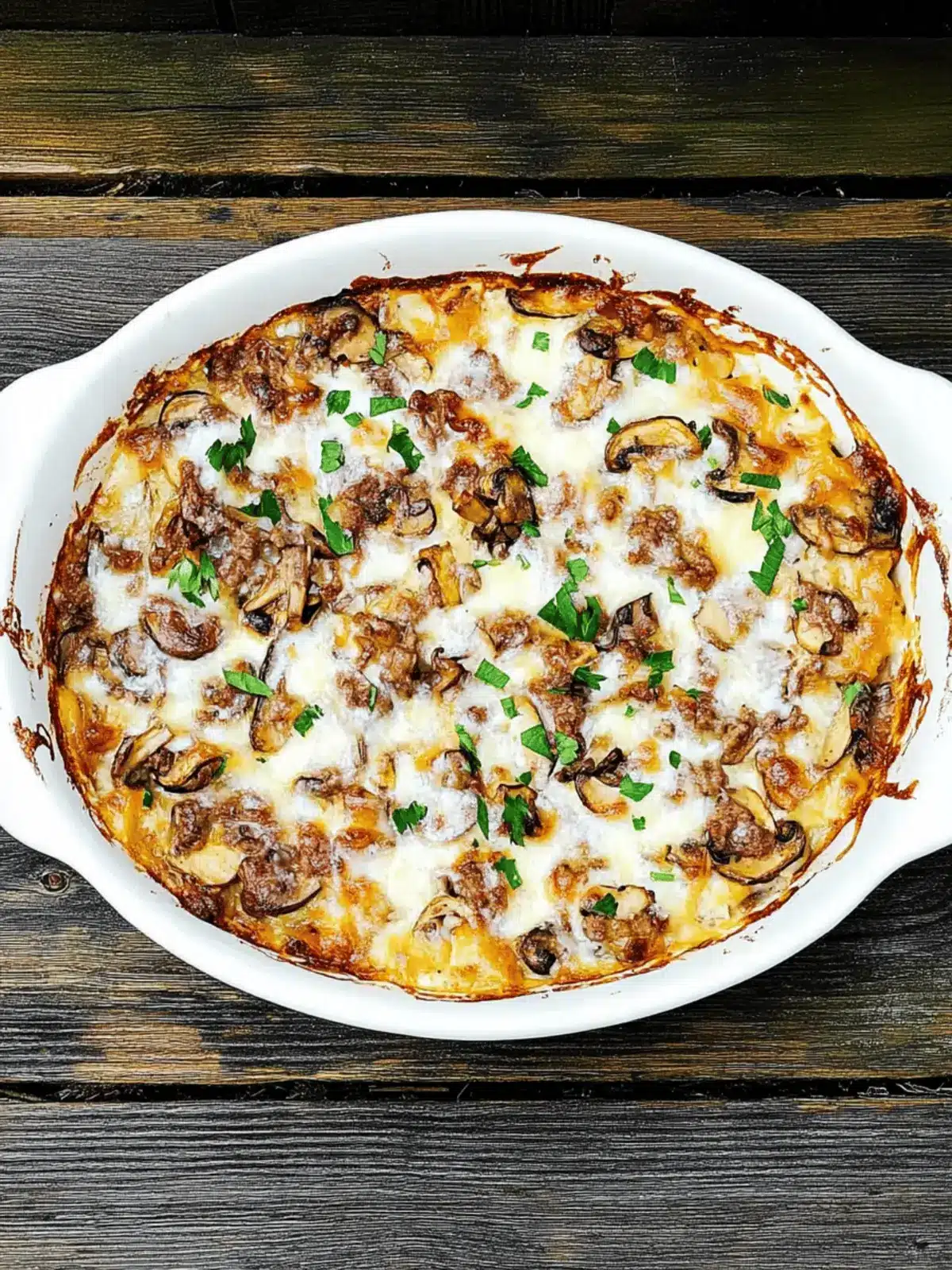 Portabella Mushroom Casserole